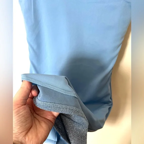 Lucy in the Sky‎ Sparkling Blue Y2K Bodycon Dress XS NWOT - Picture 6 of 13